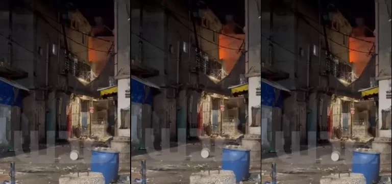 لحظة تفجير منزل الشهيد حسن قطناني