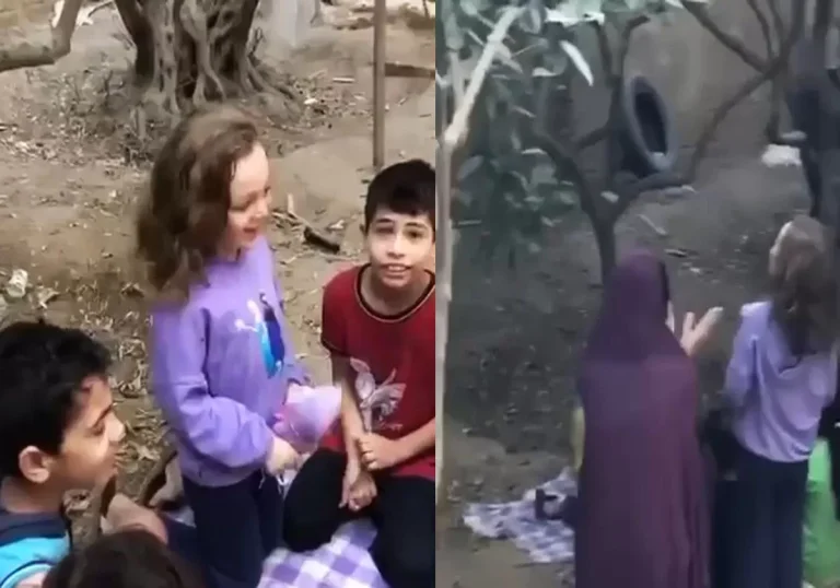 احتفال تحت القصف لطفلة فلسطينية بعيد ميلادها مع أسرتها في غزة (شاهد) طفلة فلسطينية وعيد ميلادها