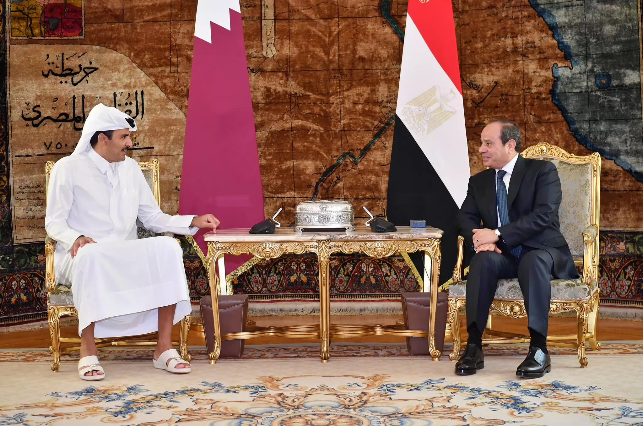 تميم بن حمد والسيسي