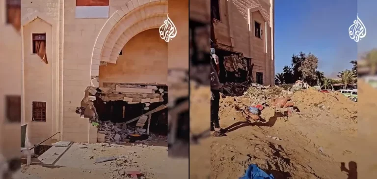 كيف يبدو المستشفى الإندونيسي في فترة الهدنة الإنسانية؟.. لقطات تلخص فظائع الاحتلال جانب من الدمار في المستشفى الإندونيسي