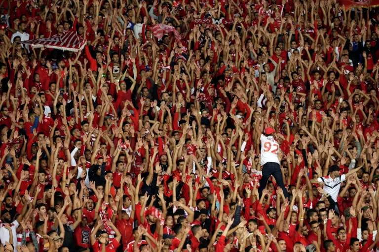 جماهير الأهلي تهتف لفلسطين