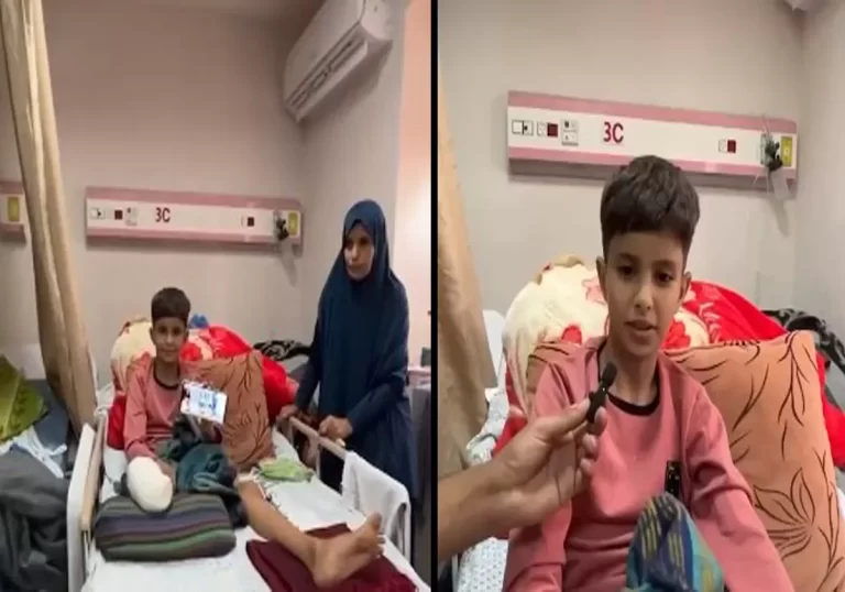 طفل فلسطيني يتمنى رؤية الحارس ياسين بونو