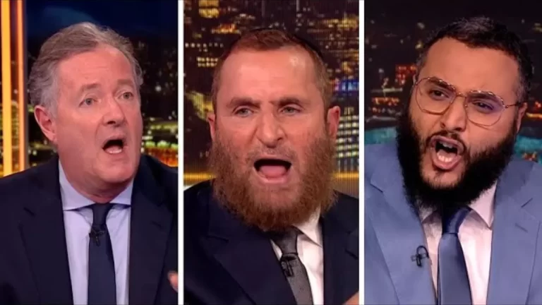 محمد حجاب يُلجم أحد أكبر حاخامات إسرائيل بأمريكا ويربك بيرس مورغان (فيديو) محمد حجاب يحرج حاخام إسرائيلي وبيرس مورغان
