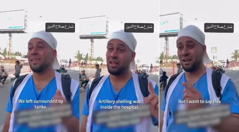 الممرض الفلسطيني فادي أبو ريالة يتحدث عن جرائم الاحتلال في مستشفى النصر