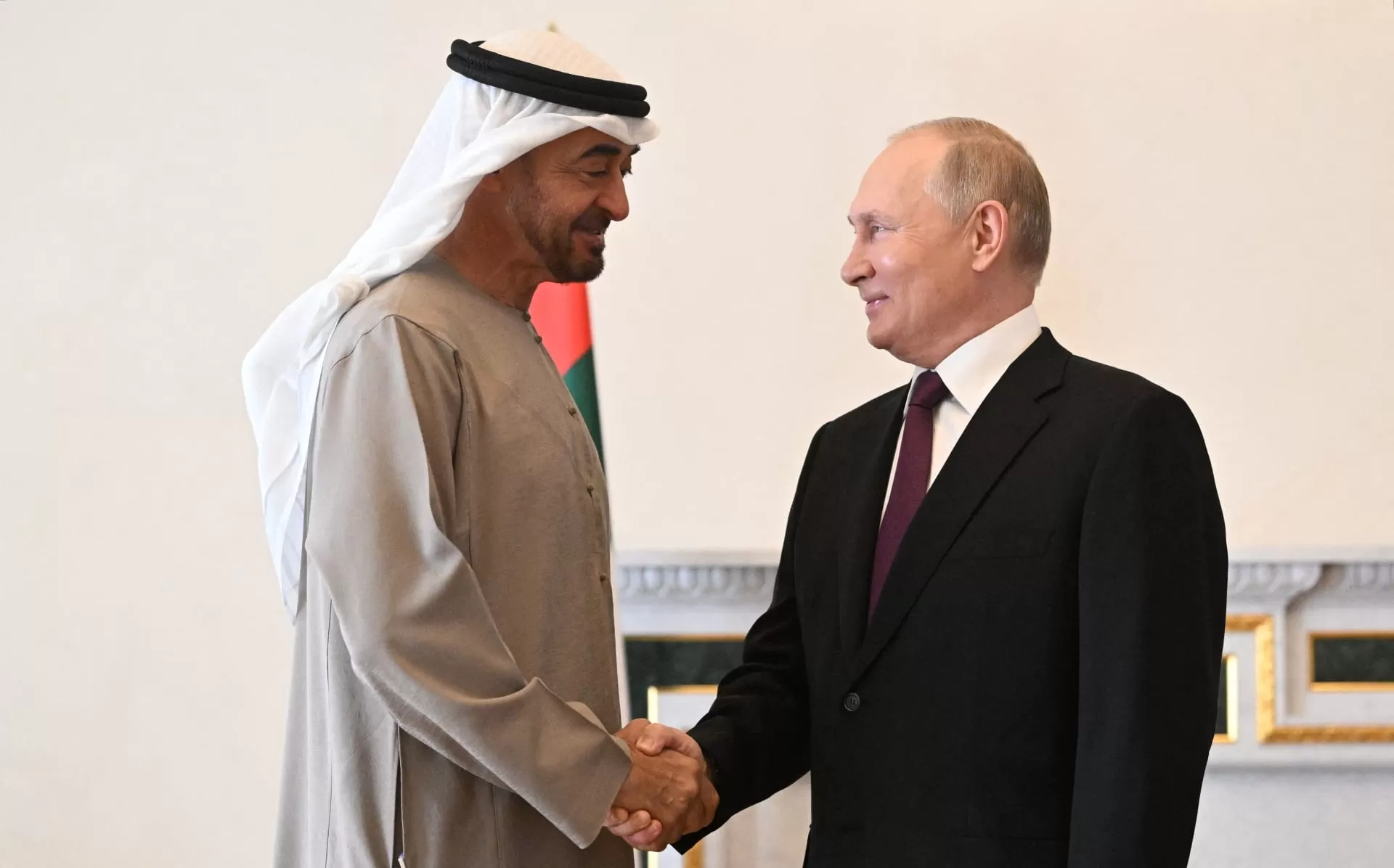 بوتين ومحمد بن زايد