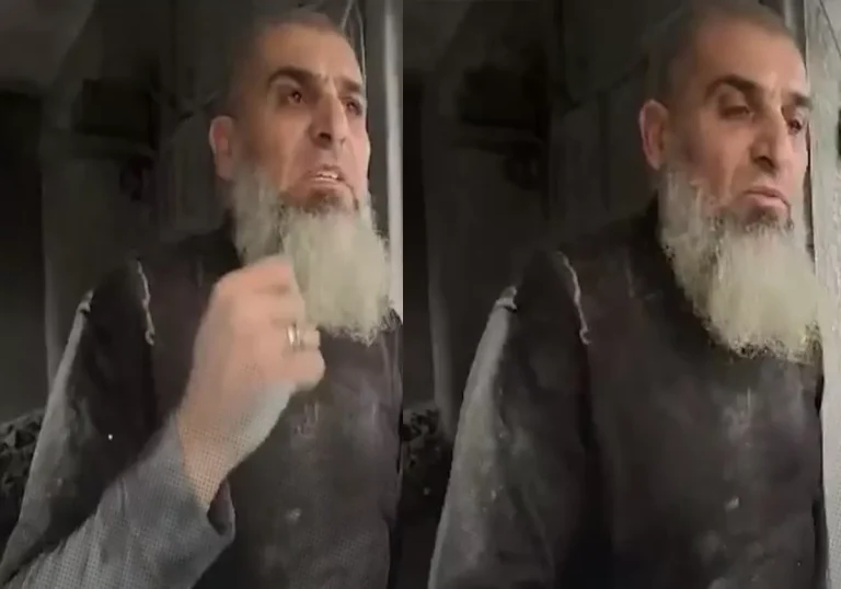 والد شهيد فلسطيني من غزة