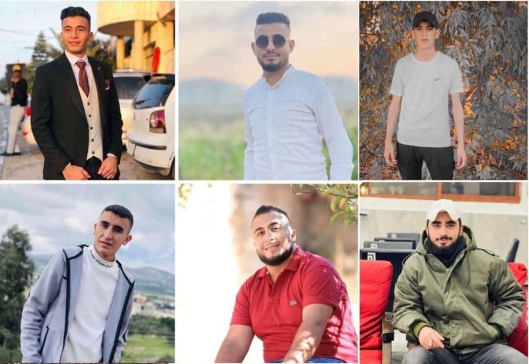 6 شهداء في جنين