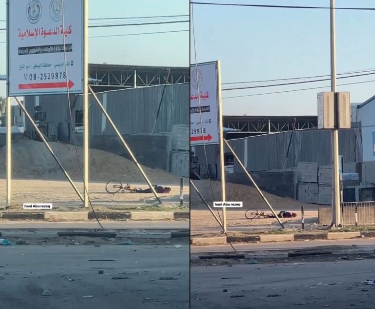مشهد محمد الدرة كاد يتكرر في الحرب الحالية على غزة.. طفل نجا بأعجوبة (فيديو) إطلاق نار كثيف اتجاه طفل فلسطيني في شارع صلاح الدين بغزة