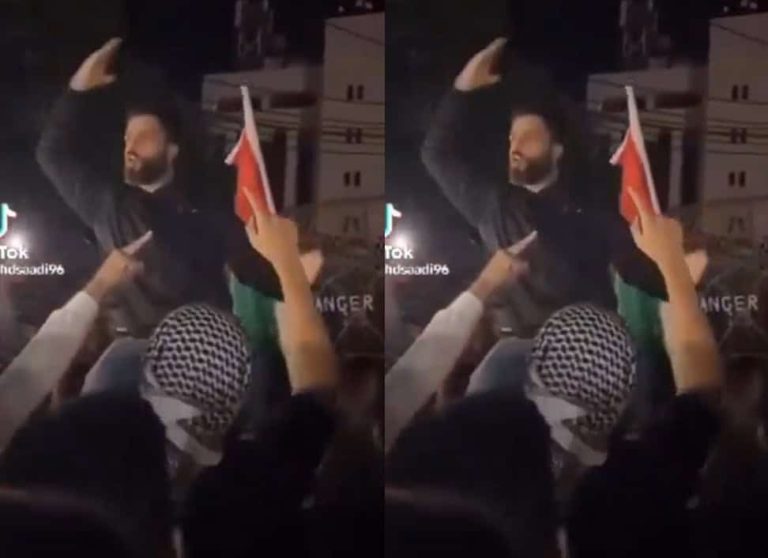 الشهيد محمد الريس من تظاهرة احتجاجية سابقة