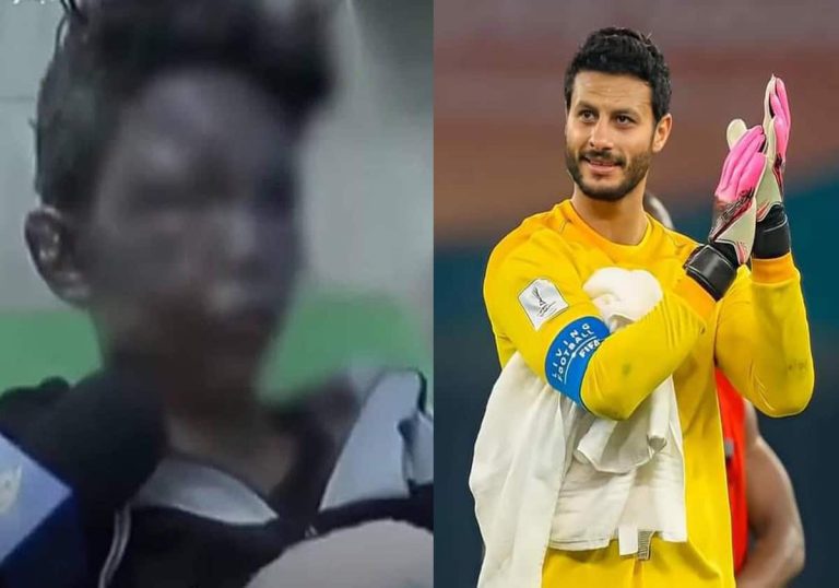 رد محمد الشناوي على مناشدة الطفل الفلسطيني علي مشتهى