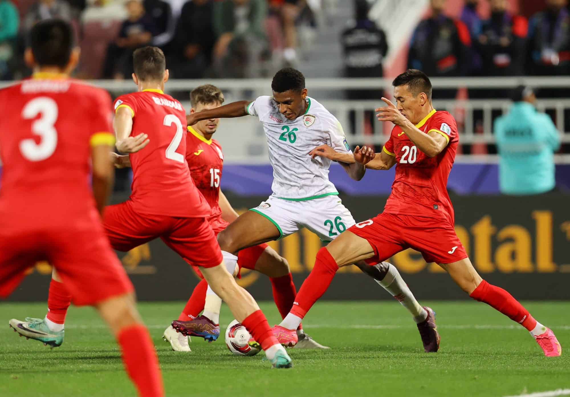 مباراة المنتخب العماني وقرغيزستان