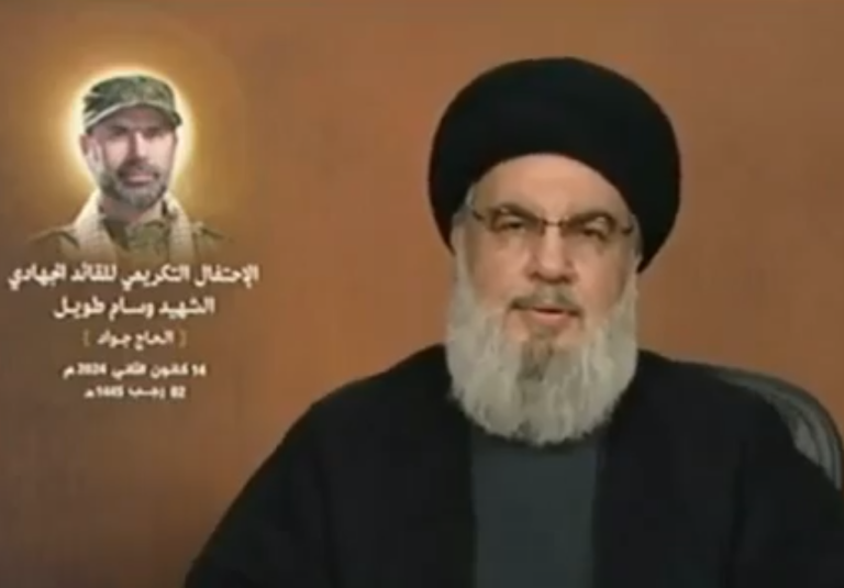 كلمة الأمين العام لحزب الله حسن نصر الله