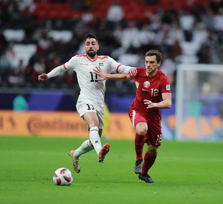 المنتخب الفلسطيني يُودع كأس آسيا 2023 بعد أداء بطولي أمام العنابي القطري (شاهد) مباراة المنتخب الفلسطيني وقطر