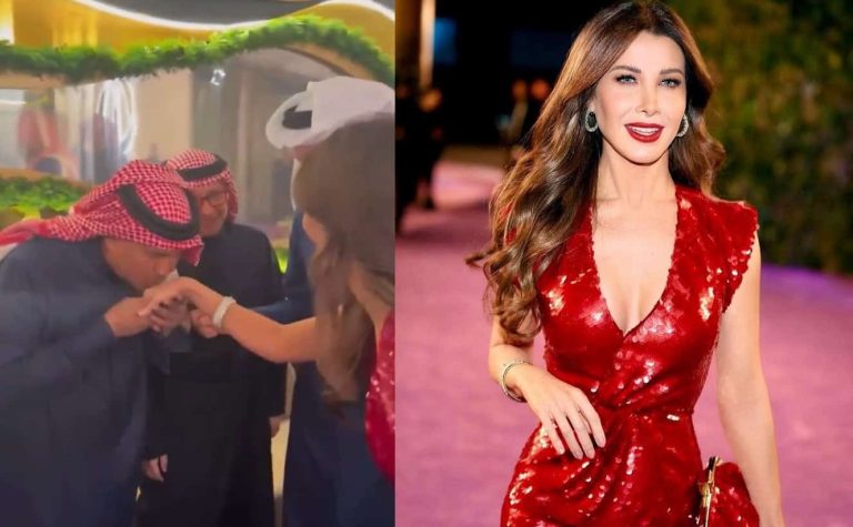 محمد عبده يقبل يد نانسي عجرم