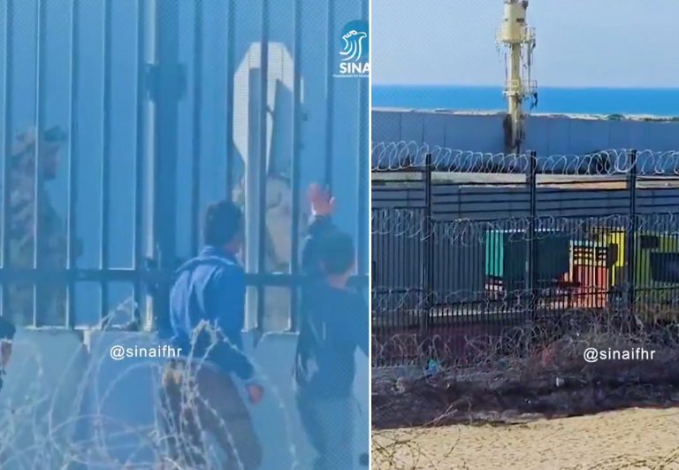 مشاهد من الحدود المصرية الفلسطينية