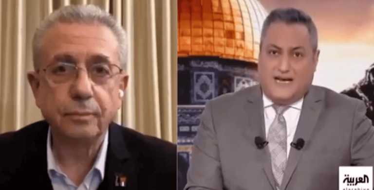 مصطفى البرغوثي يتفادى "فخ" العربية ويُحرج مذيعها طاهر بركة