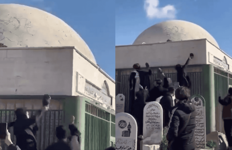 النظام السوري يتجاهل.. ميليشيات إيرانية تعتدي على ضريح الخليفة معاوية بن أبي سفيان في دمشق النظام السوري يتجاهل.. ميليشيات إيرانية تعتدي على ضريح الخليفة معاوية بن أبي سفيان في دمشق