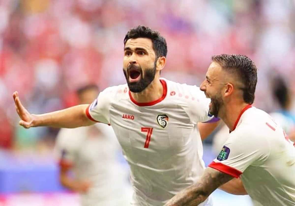 ضربة قوية في صفوف منتخب سوريا قبيل مواجهة إيران في دور ال16 كأس آسيا 2023 إصابة عمر خريبيين