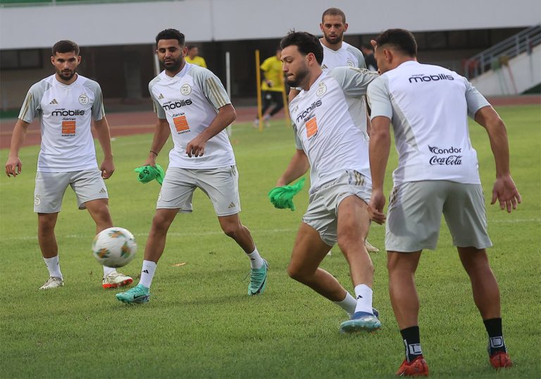 تدريبات منتخب الجزائر