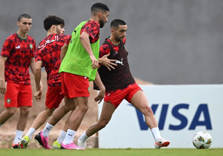 موعد مباراة المغرب ضد تنزانيا والتشكيلة في كأس أمم أفريقيا 2024 كوت ديفوار تدريبات منتخب المغرب
