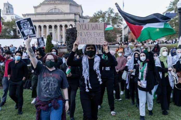 النشاط المؤيد للفلسطينيين في الولايات المتحدة