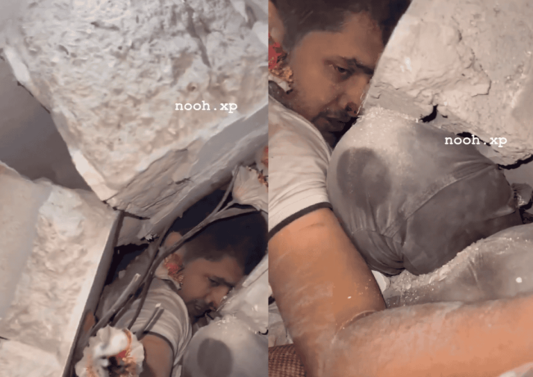 من أصعب مشاهد الإنقاذ في غزة.. فيديو مُرعب من تحت الأنقاض
