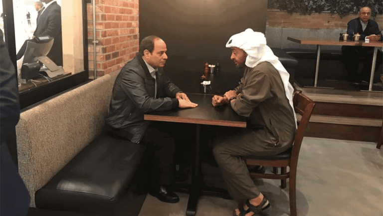 السيسي ومحمد بن زايد