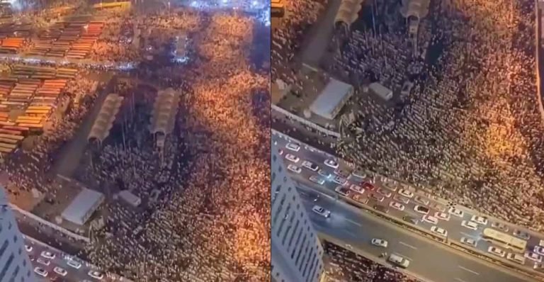 لأول مرة في تاريخ بيت الله الحرام امتداد صفوف المصلين في صلاة التراويح إلى منطقة المعلاة