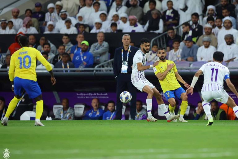النصر السعودي يتعثر بالخسارة أمام العين الإماراتي في دوري أبطال آسيا.. شاهد ملخص المباراة النصر السعودي والعين الإماراتي