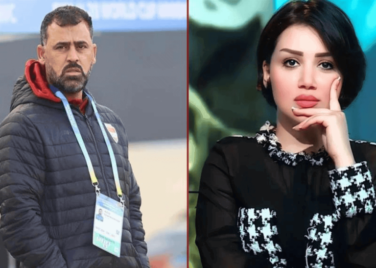 طعن بشرفها... منى سامي استنفرت الفيفا ضد مدرب العراق عماد محمد