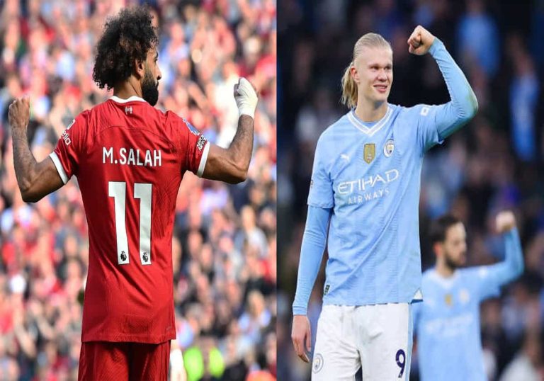 إرلينغ هالاند ومحمد صلاح