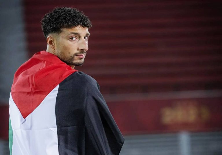 النجم الفلسطيني وسام أبو علي