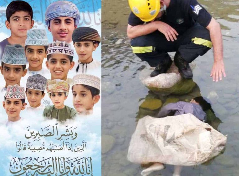 منخفض المطير .. قصة صورة “مؤلمة” لرجل إنقاذ أمام جثة طفل جرفته السيول منخفض المطير جثة طفل