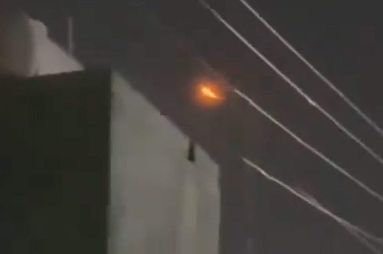 الصورايخ الإيرانية في سماء العراق متجهة نحو أهداف إسرائيلية