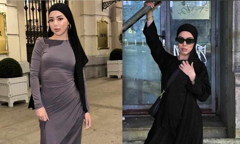 “عبث مع الفتاة الخطأ” .. رجل يبصق على مؤثرة مغربية في باريس بسبب حجابها (شاهد) المؤثرة المغربية فاطمة سعيدي التي بصق عليها رجل بسبب حجابها في باريس