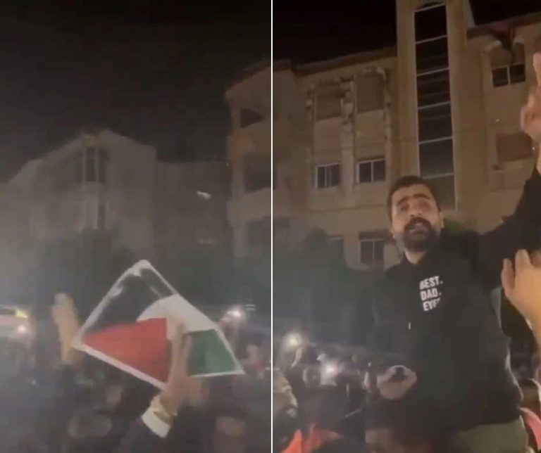 هكذا تلقى المتظاهرين في عمان نبأ عملية أسدود