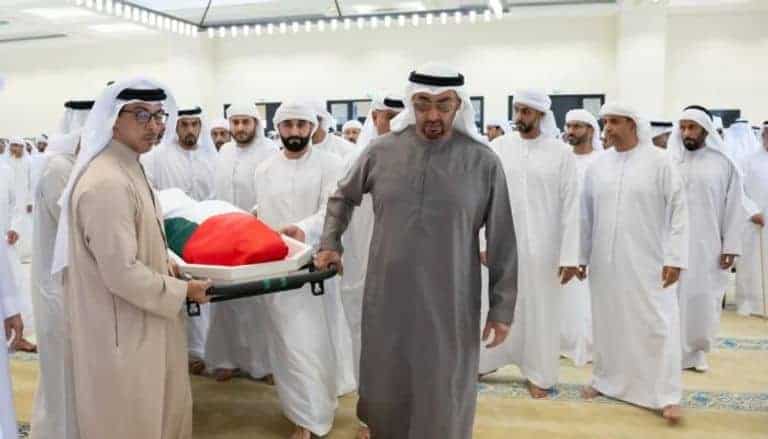 وفاة سعيد بن زايد آل نهيان