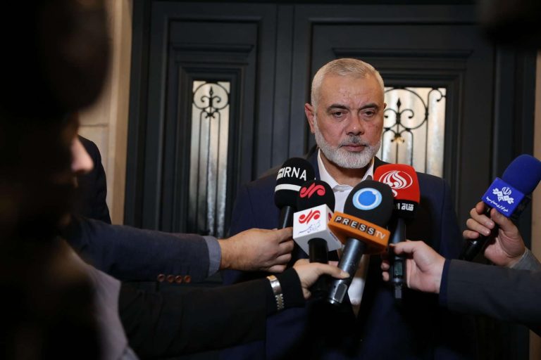 لقاء إسماعيل هنية وإبراهيم قالن