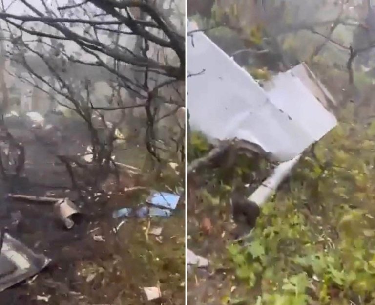 فيديو جديد للحظة العثور على حطام مروحية الرئيس الإيراني ومرافقيه حطام مروحية الرئيس الإيراني